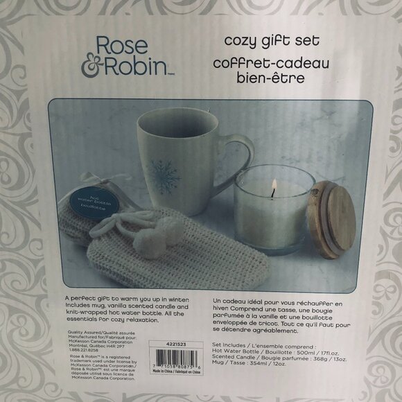 NWT–Relaxing Cozy Gift Set – Rose & Robin - Picture 5 of 7